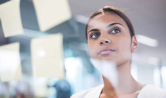 Woman at work